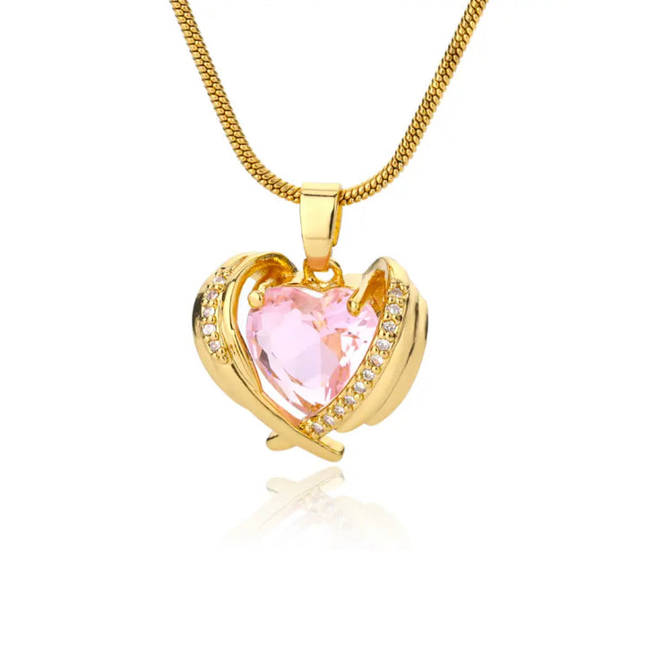 CAGED HEART NECKLACE