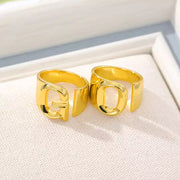 CHUNKY INITIAL RING