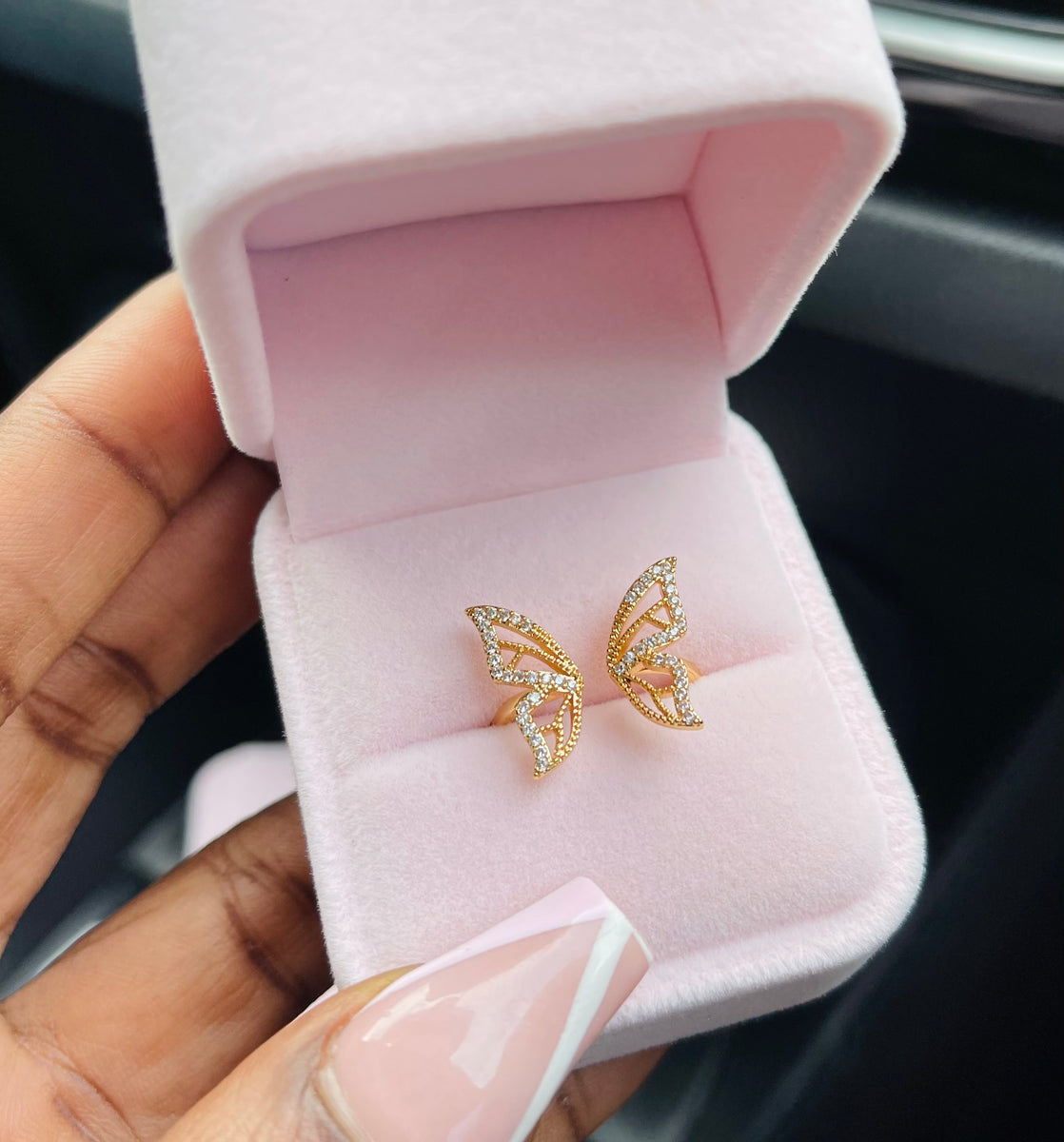 ZIRCON BUTTERFLY RING – Offbeat Jewelry