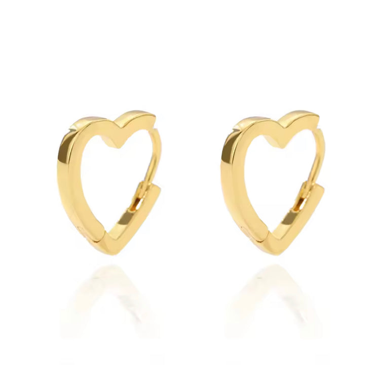 MINI HEART DROP EARRING