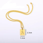 OLD ENGLISH INITIAL NECKLACE