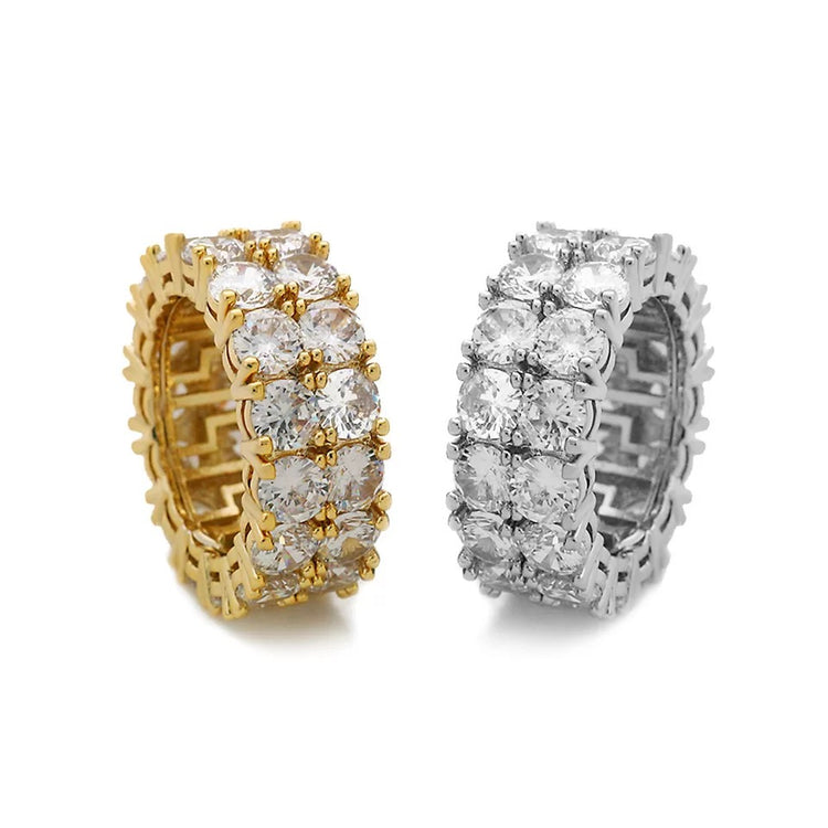 DOUBLE TENNIS RING – Offbeat Jewelry