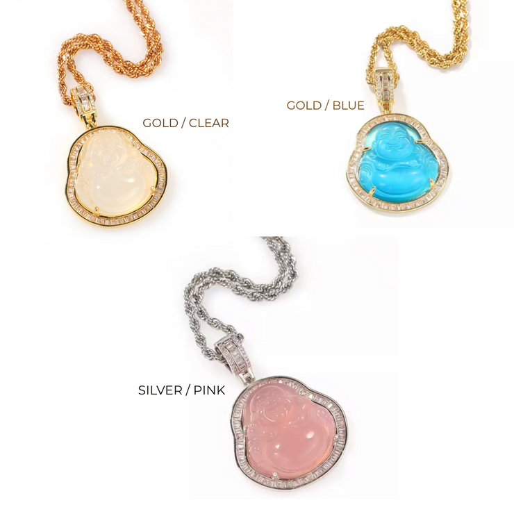 BAGUETTE BUDDHA NECKLACE